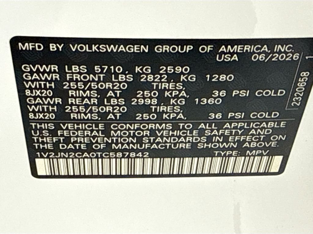 New 2026 Opal White Pearl Volkswagen SE w/Technology image 33