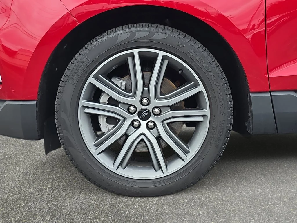 Certified Used 2023 Rapid Red Metallic Tinted Clearcoat Ford Titanium image 30