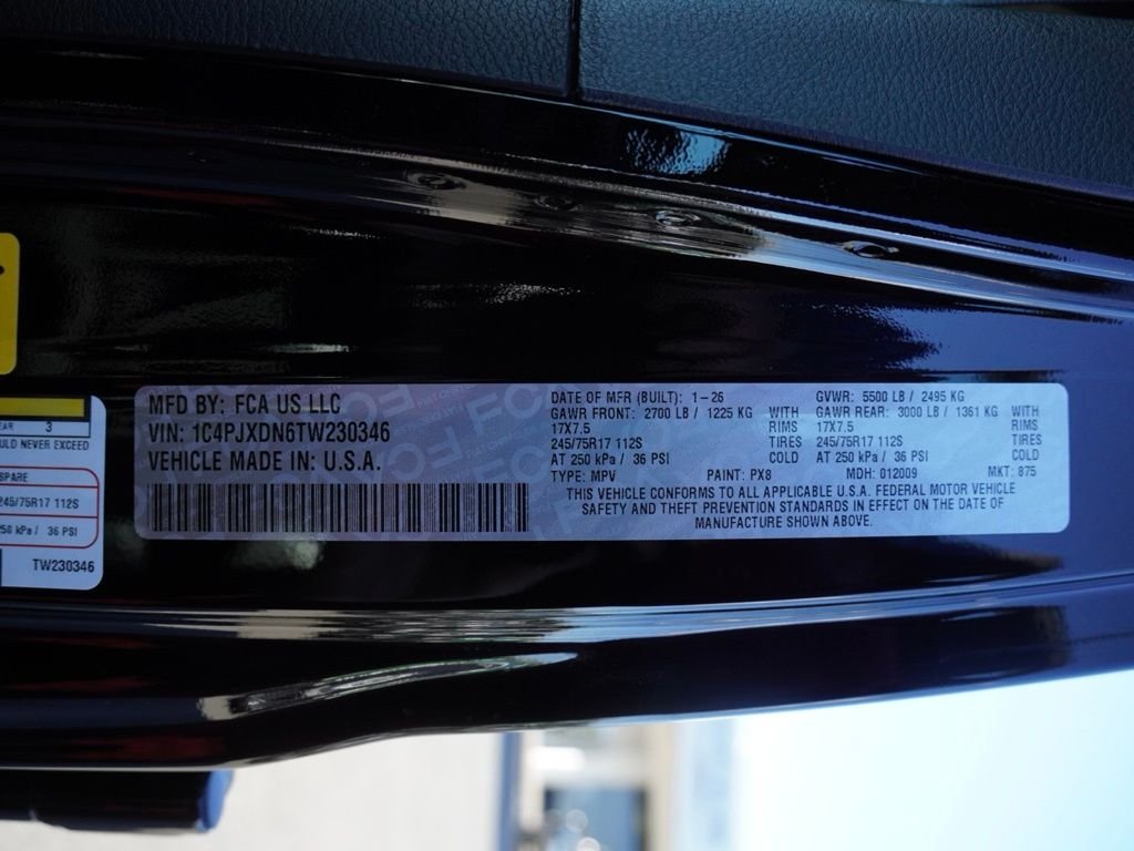 New 2026 Black Clear-Coat Exterior Paint Jeep Sport image 30