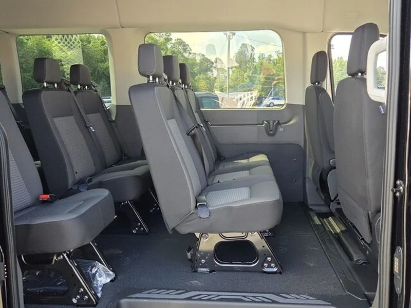 New 2026 Agate Black Metallic Ford Passenger Van XL image 12