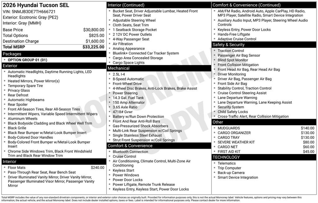 Certified Used 2026 Gray Hyundai SEL image 33