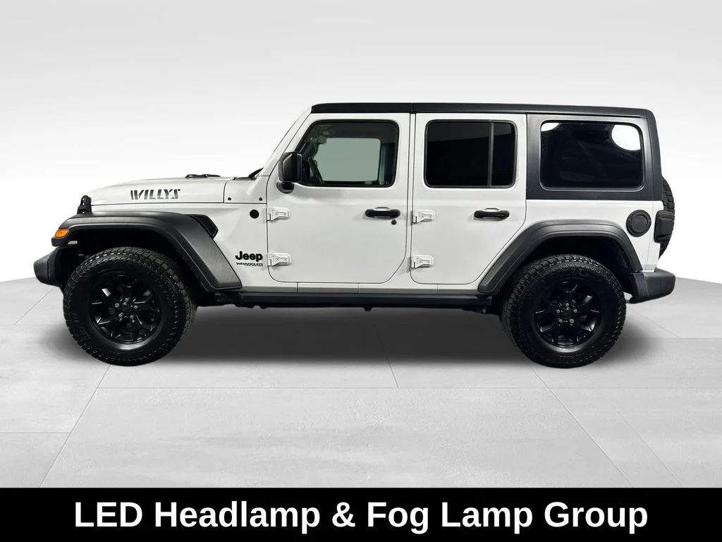 Used 2020 White Jeep Unlimited Sport image 7