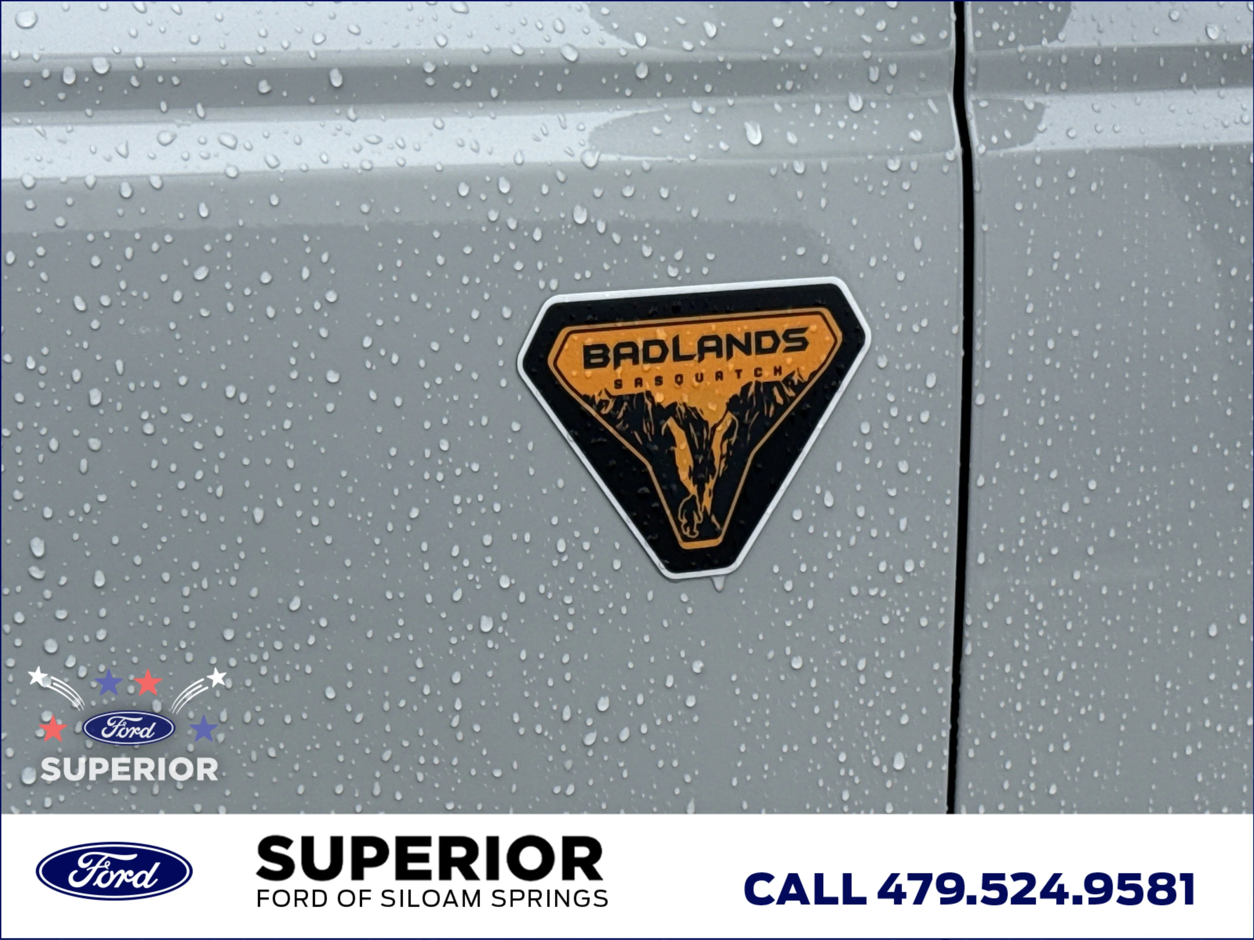 New 2026 Avalanche Gray Ford Badlands 4WD image 13