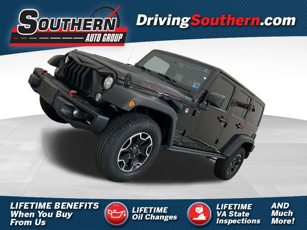 Used 2017 Black Jeep Unlimited Rubicon image 1