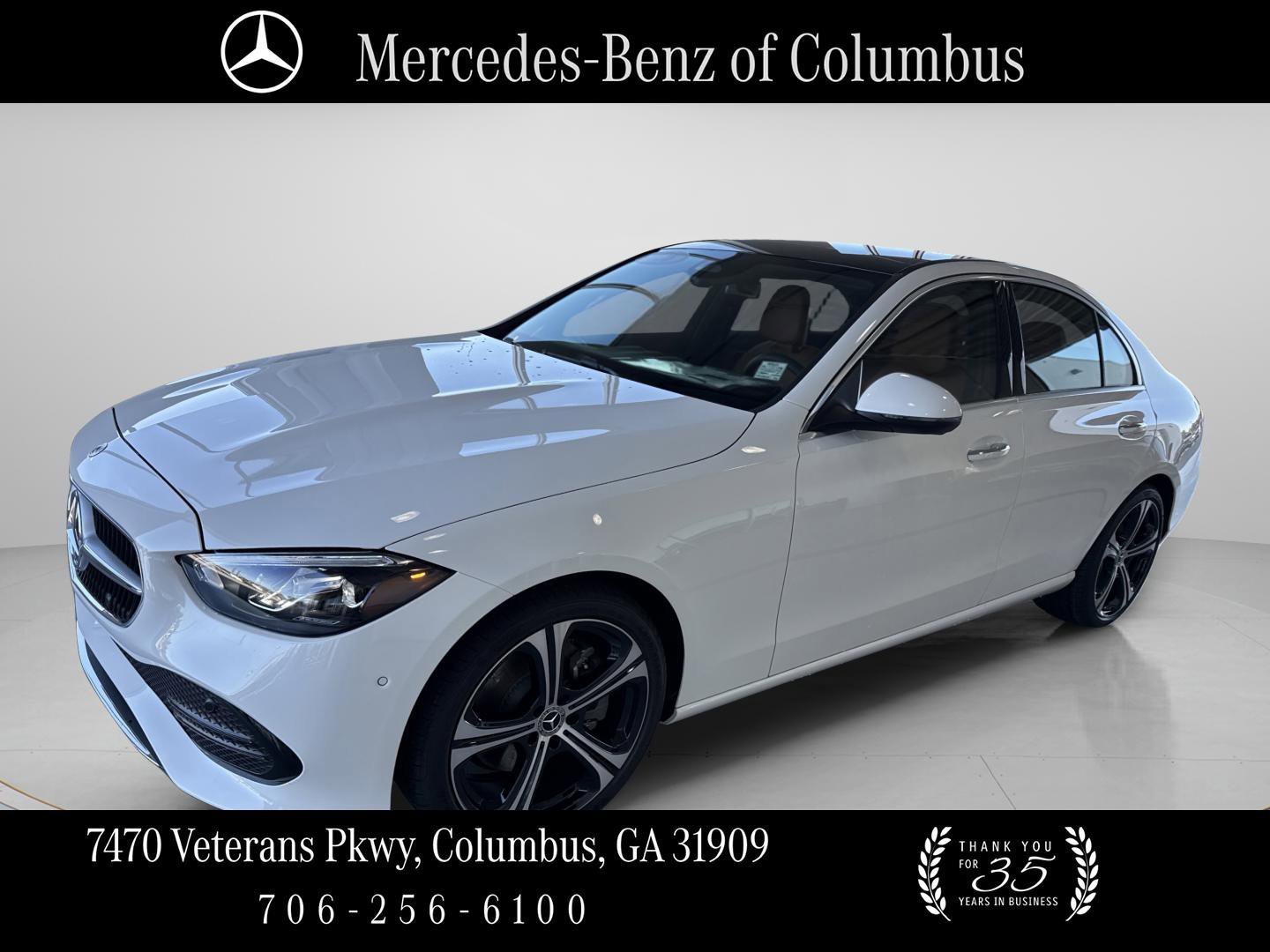 New 2026 Polar White Mercedes-Benz C 300 image 1