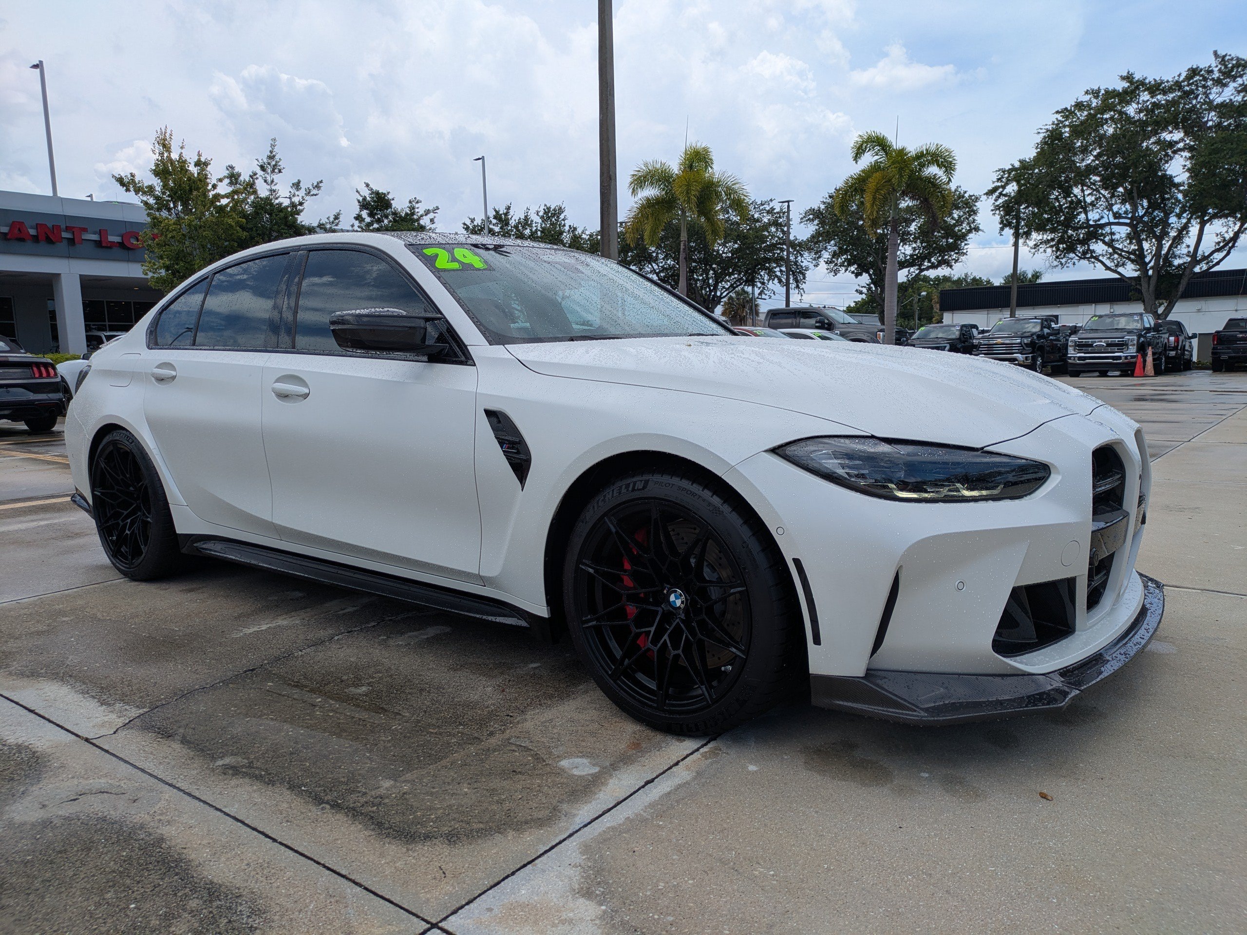 Used 2024 Frozen Solid White BMW Competition xDrive image 2