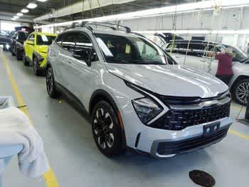 Used 2023 Wolf Gray Kia X-Line image 2