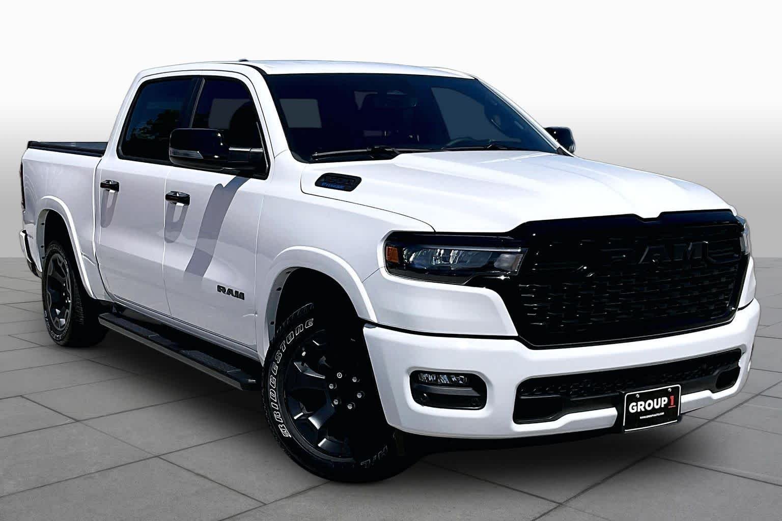 Used 2025 Bright White Clearcoat Ram Big Horn image 3