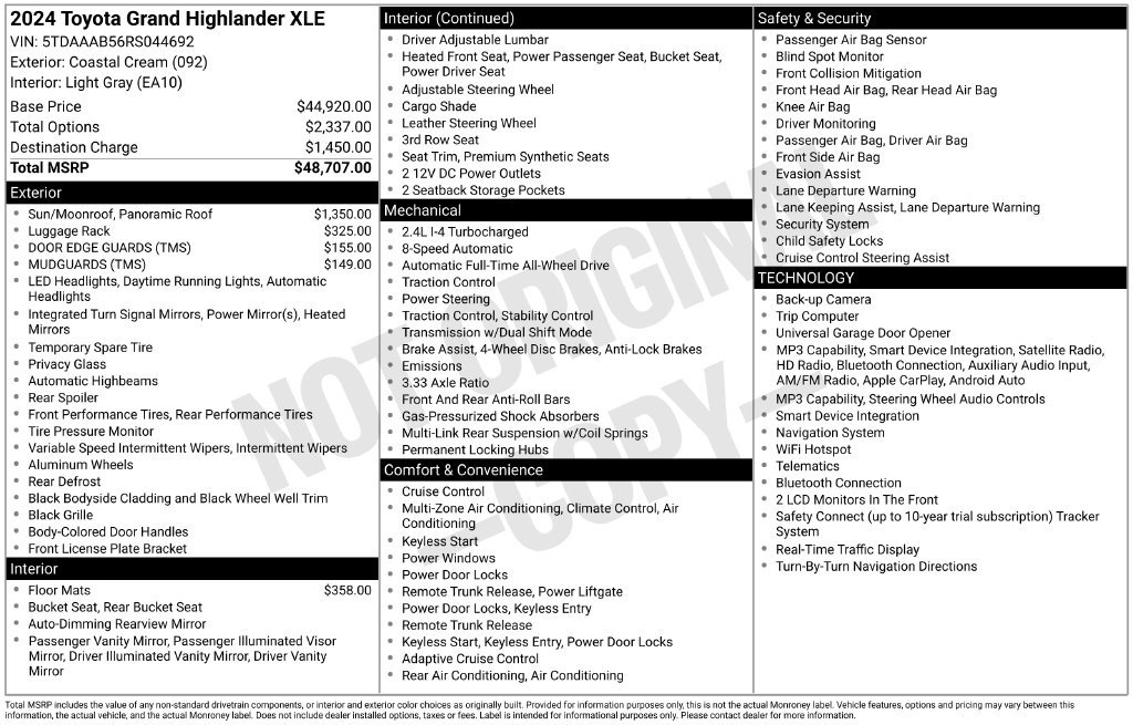 Used 2024 White Toyota XLE image 27
