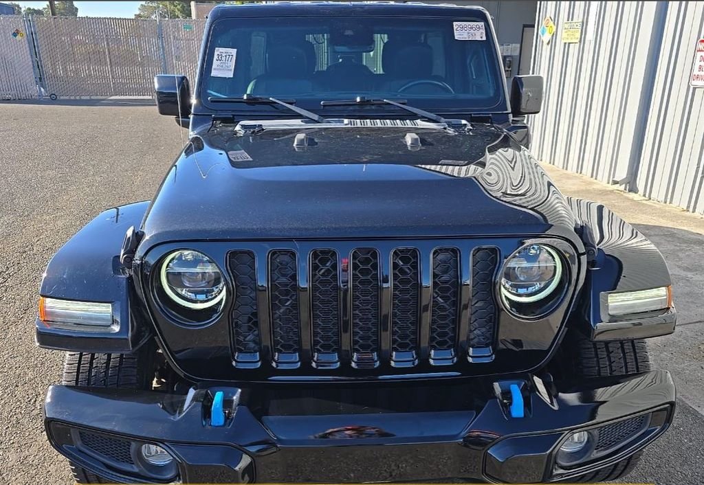 Used 2021 Black Jeep Unlimited Sahara High Altitude 4xe image 2