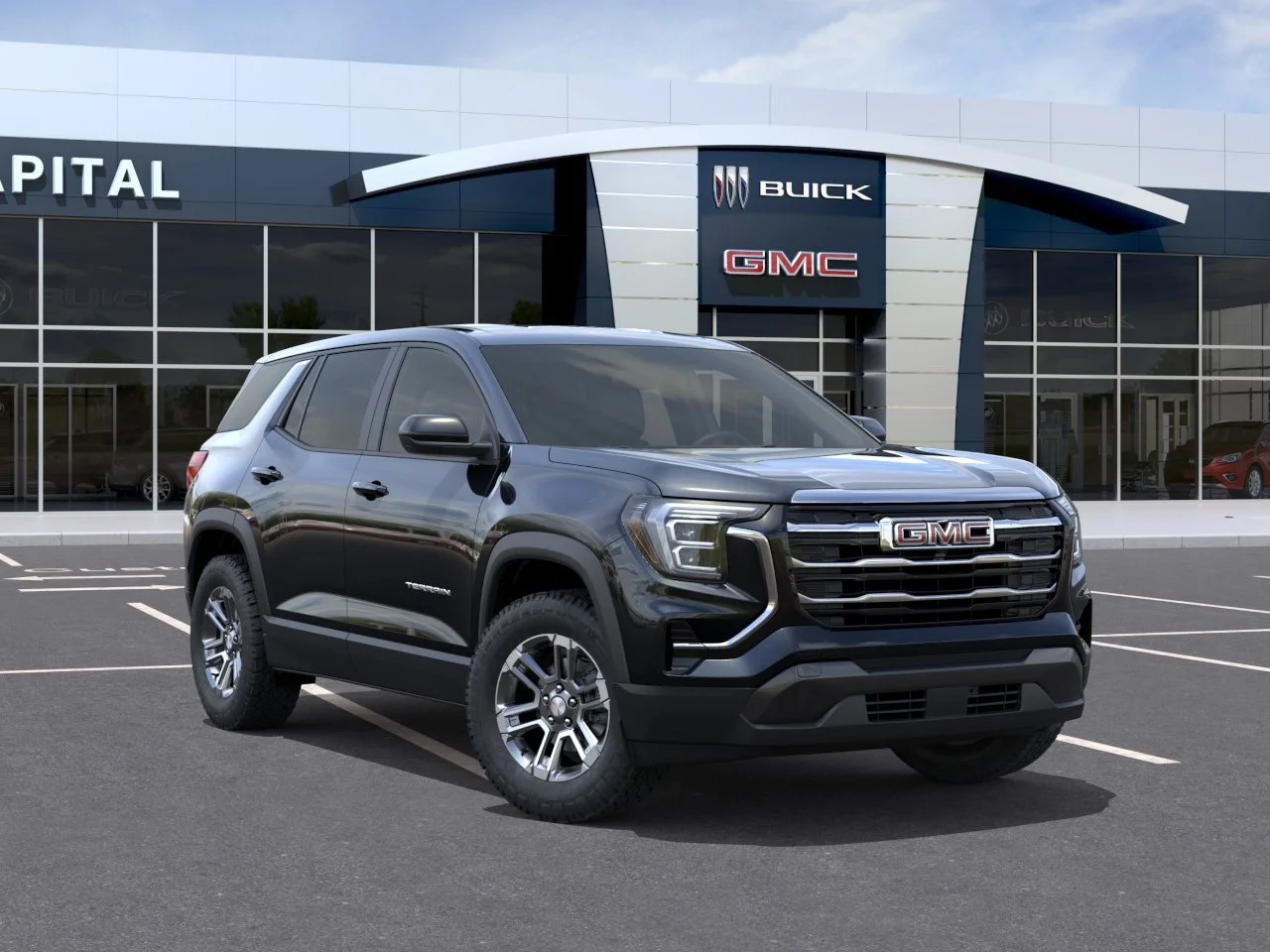 New 2027 Ebony Twilight Metallic GMC AWD Elevation image 7