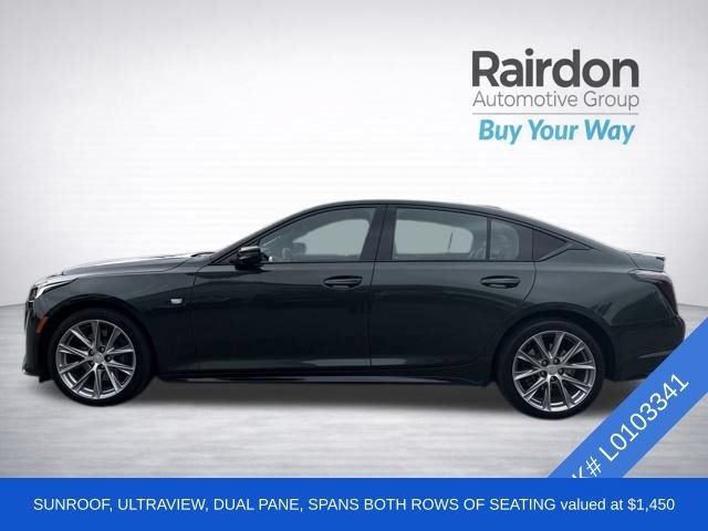 Used 2020 Evergreen Metallic Cadillac Sport image 4