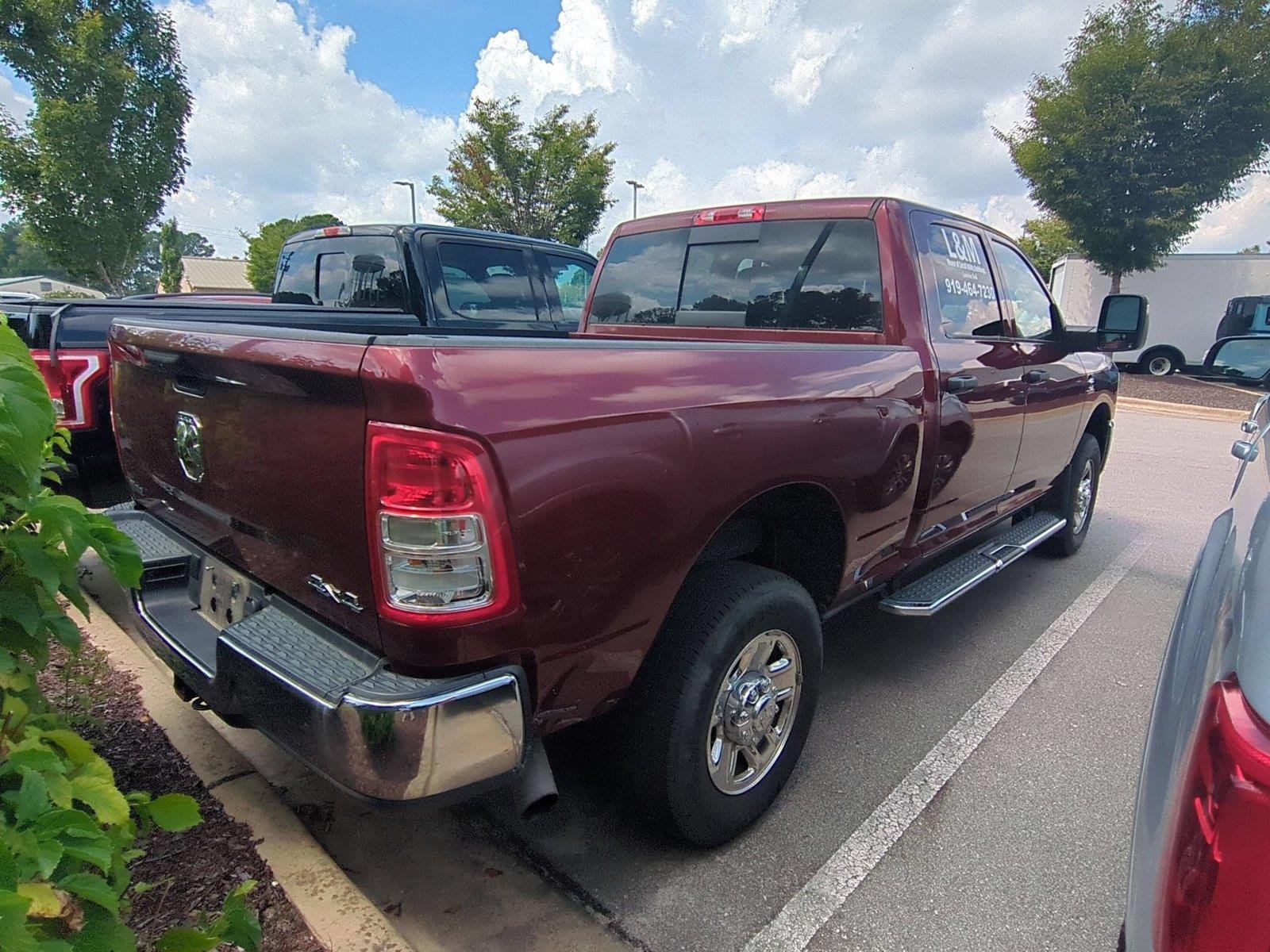 Used 2024 Delmonico Red Pearlcoat Ram Tradesman image 2
