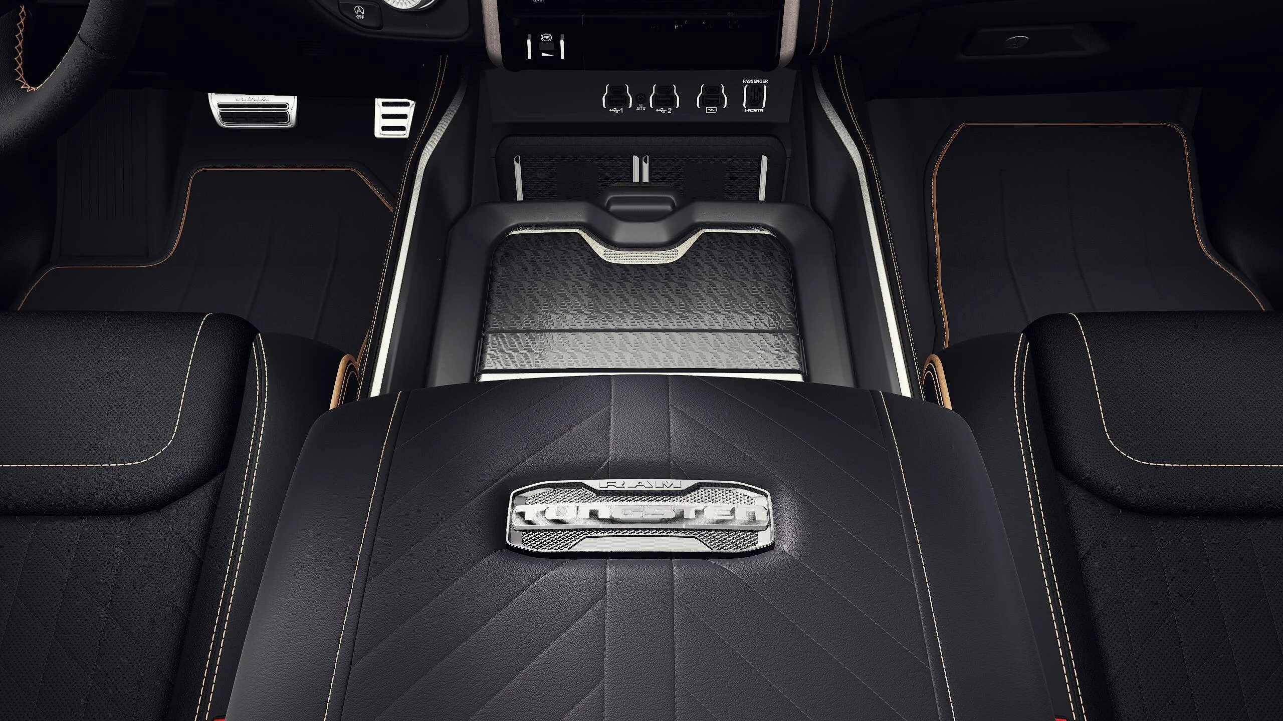 New 2027 Diamond Black Crystal Pearl-Coat Exterior Paint RAM  image 4