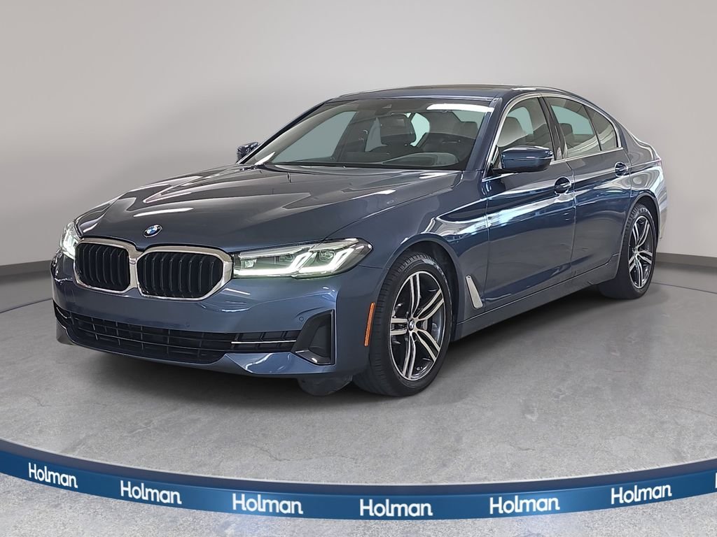 Certified Used 2023 Arctic Race Blue metallic BMW 530i xDrive image 1