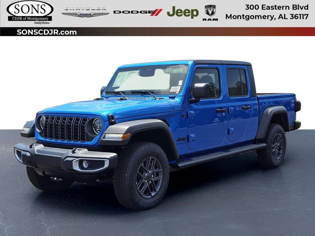 New 2026 Hydro Blue Pearl-Coat Exterior Paint Jeep Sport S image 1