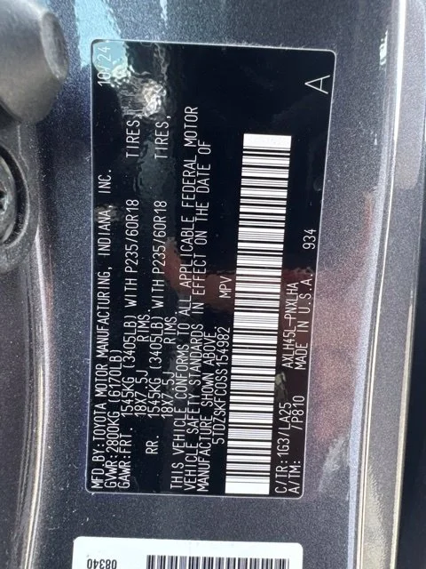 Used 2025 Magnetic Gray Metallic Toyota Limited image 24
