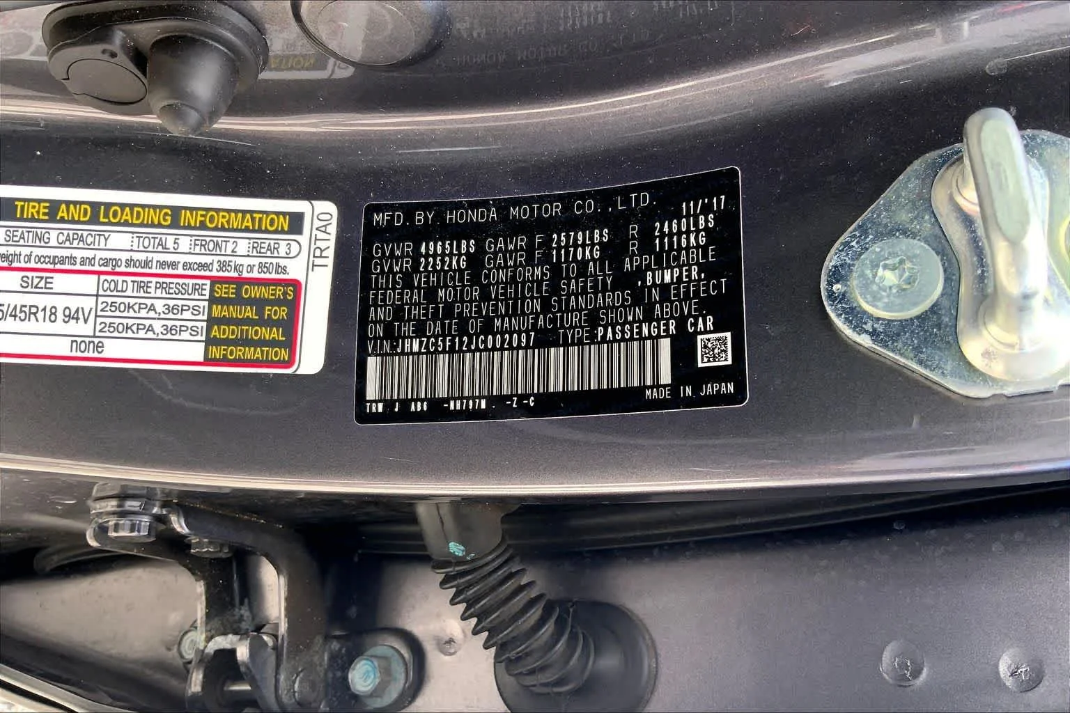 Used 2018 Gray/gray Honda NA image 20