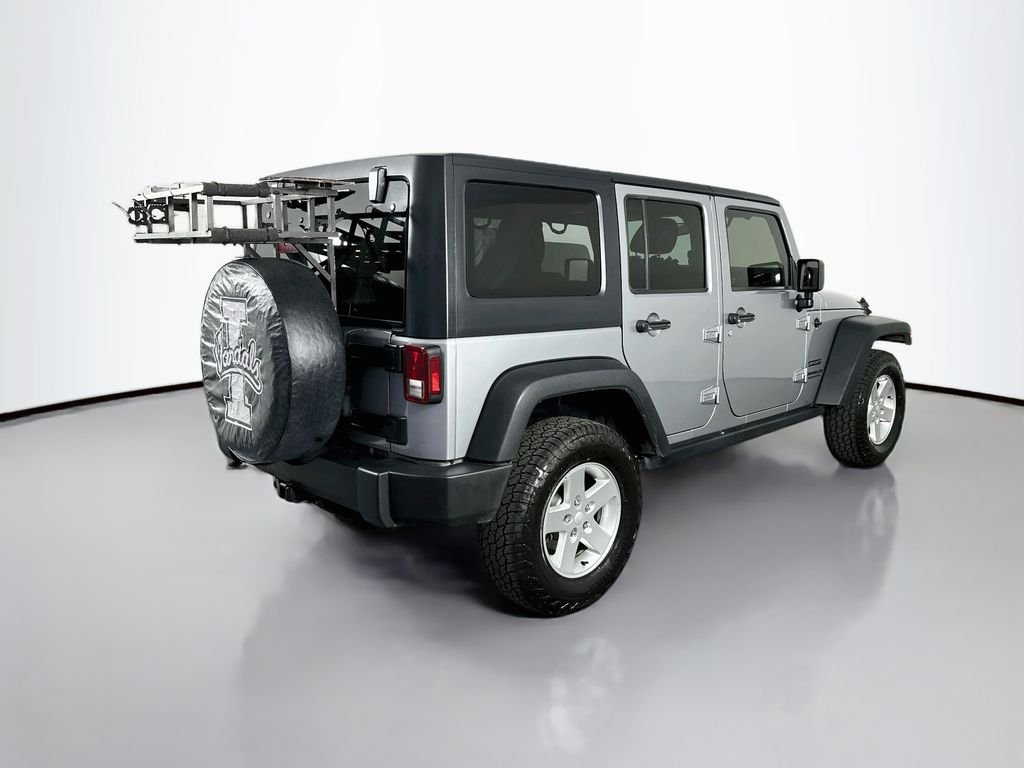 Used 2017 Billet Silver Metallic Clearcoat Jeep Unlimited Sport S image 8