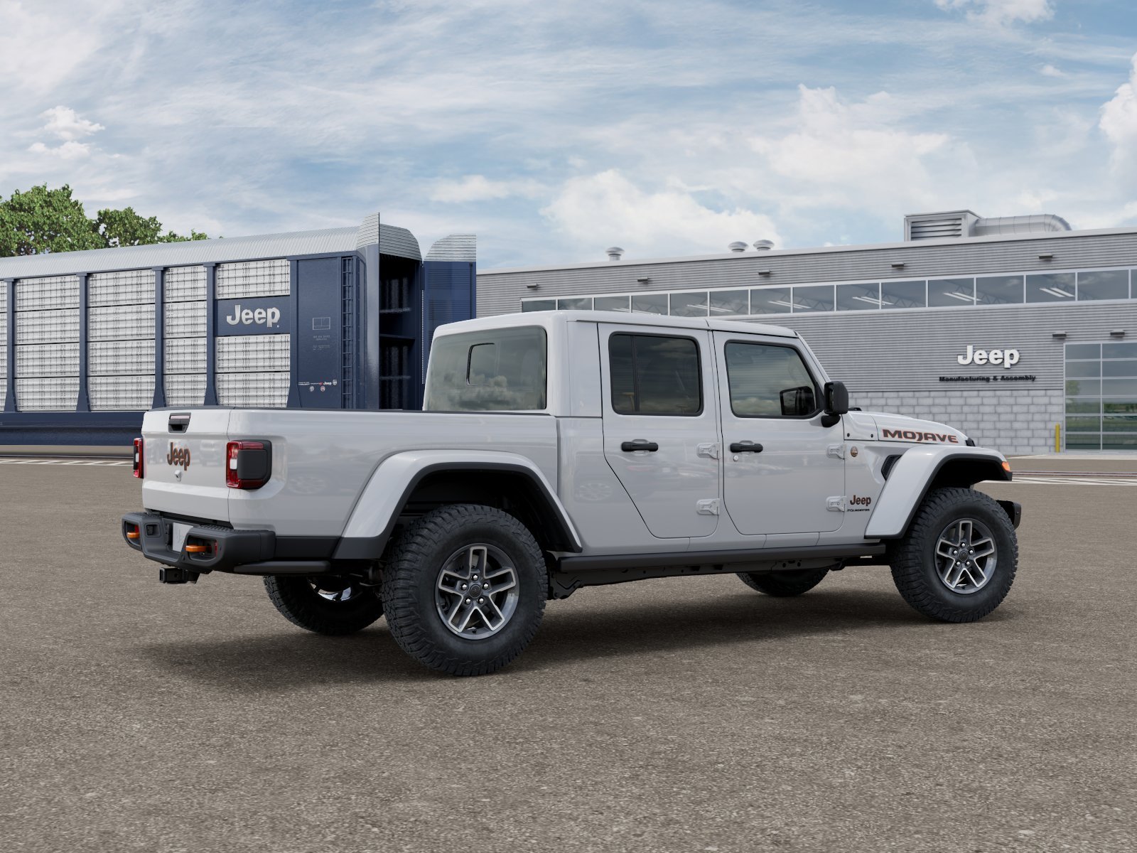 New 2026 Bright White Clear-Coat Exterior Paint Jeep Mojave image 32
