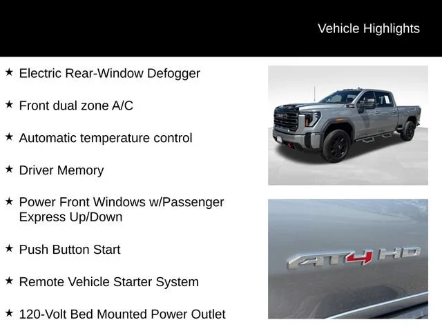 Certified Used 2025 Sterling Metallic GMC AT4 image 15