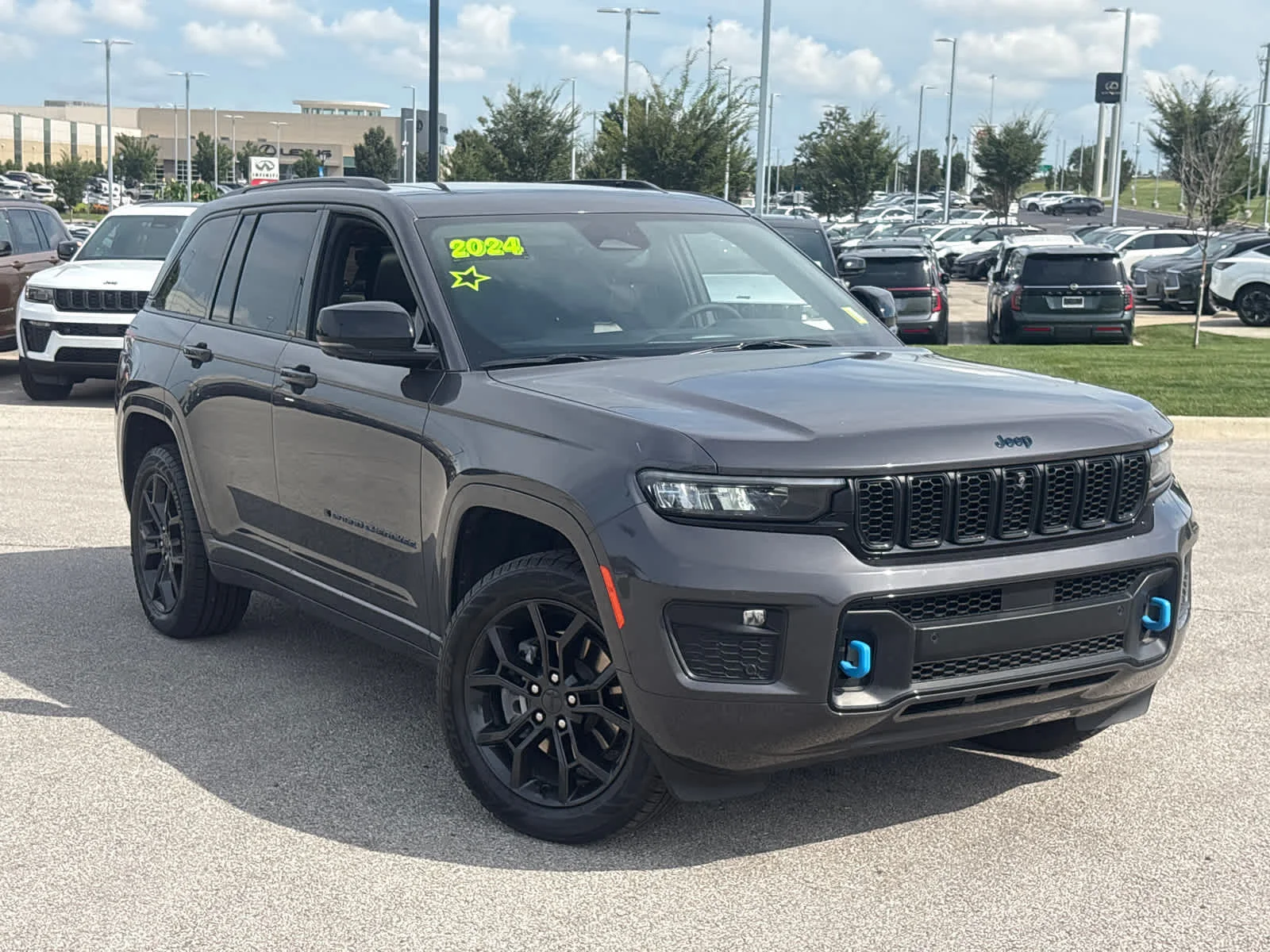 Used 2024 Jeep Grand Cherokee Anniversary Edition 4xe with VIN 1C4RJYB68R8534477 for sale in Kansas City