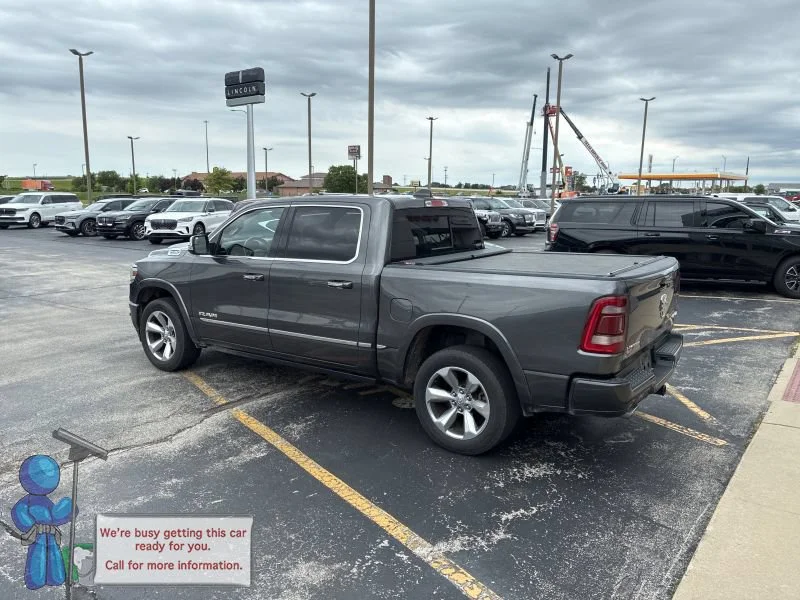 Used 2022 Granite Crystal Metallic Clearcoat Ram Limited image 3