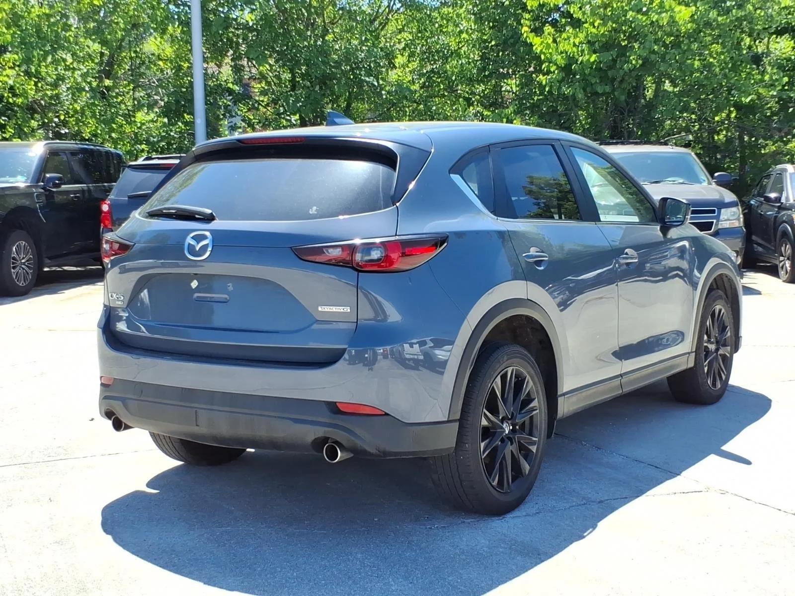 Used 2025 Polymetal Gray Metallic Mazda 2.5 S Carbon Edition image 7