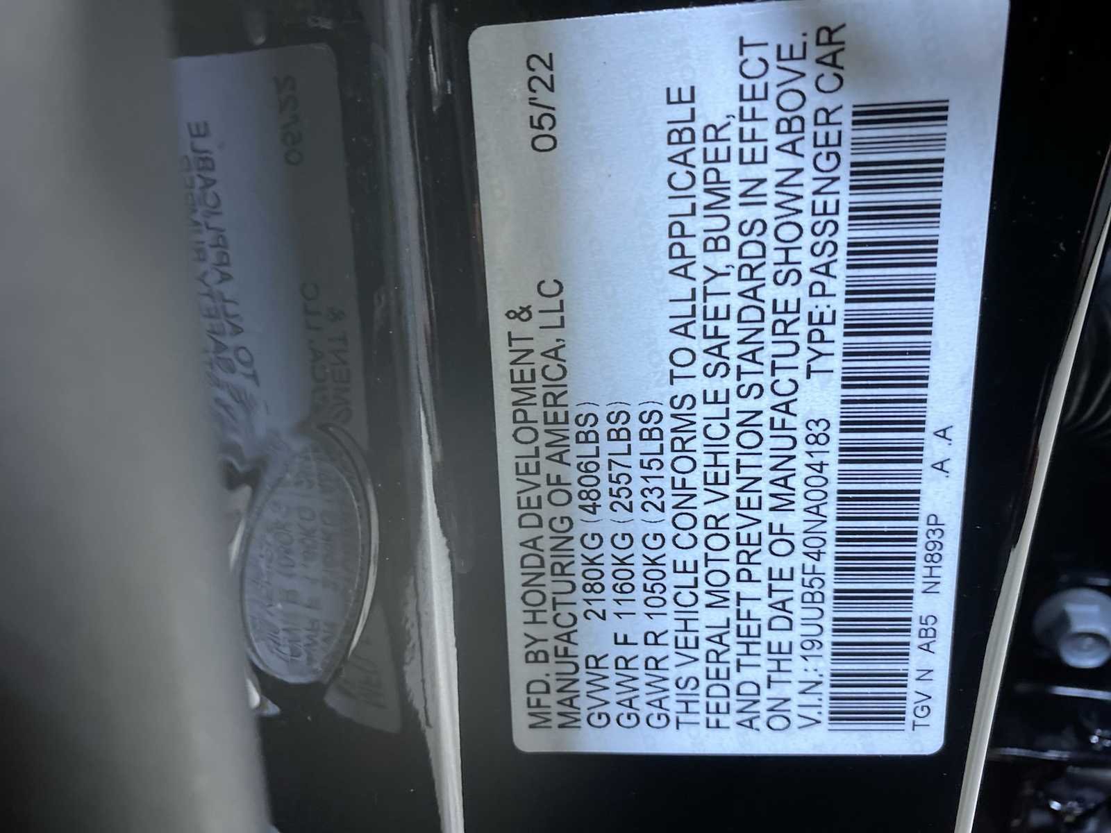 2022 Acura TLX Technology Package - Photo 21