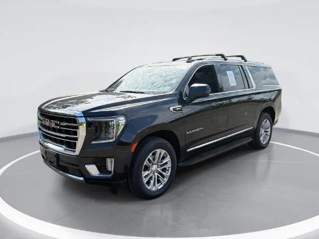 Certified Used 2023 MIDNIGHT BLUE METALLIC GMC SLT image 1