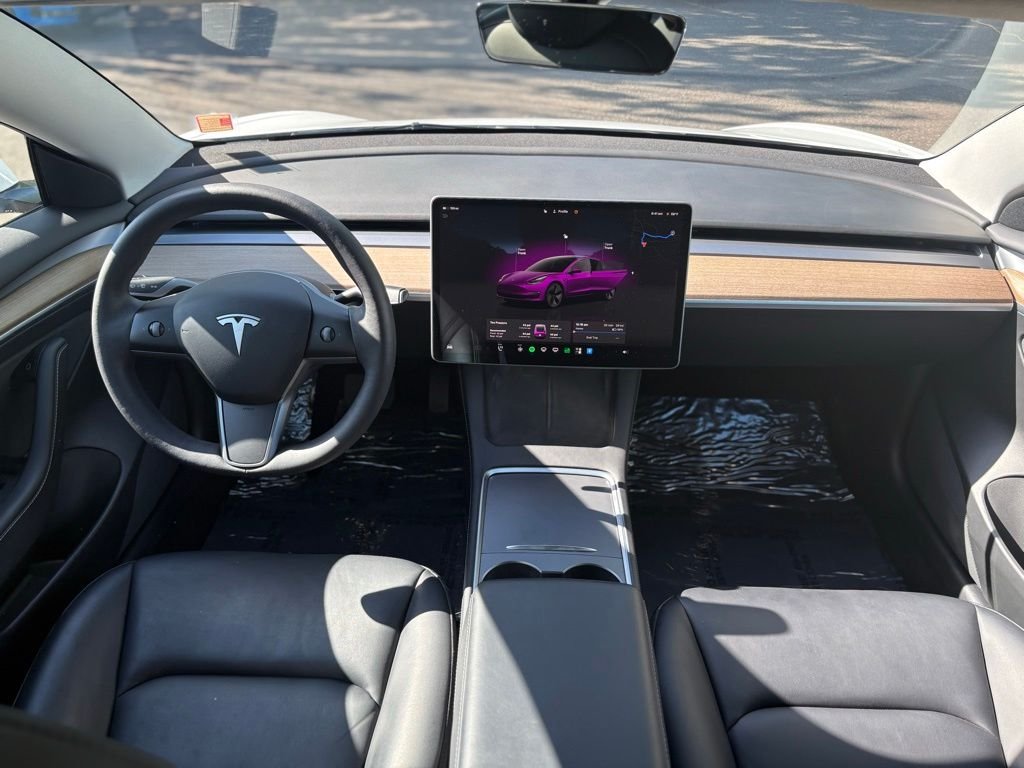 Used 2022 Pearl White Multi-Coat Tesla Long Range image 17