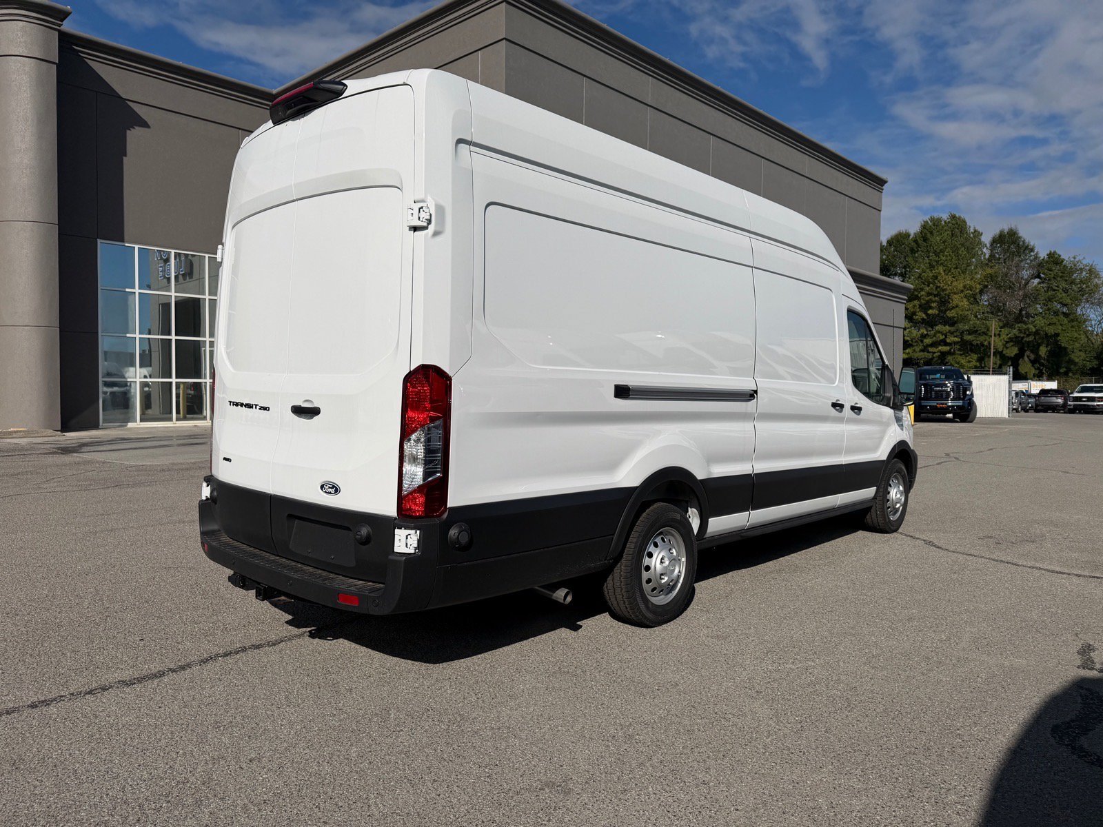 New 2027 Oxford White Ford Cargo Van image 3
