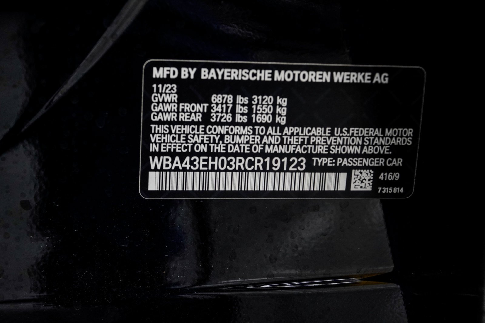 Used 2024 Black BMW 750e xDrive image 47