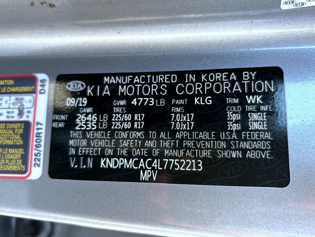 Used 2020 Gray Kia LX image 26