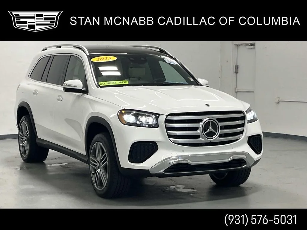 Used 2025 Polar White Mercedes-Benz 450 4MATIC® AWD 3.0L 1 Owner image 1