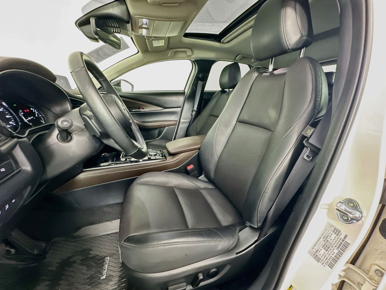 Certified Used 2025 Snowflake White Pearl Mazda 2.5 Turbo Premium Plus Package Sunroof Radar Cruise CarPlay image 22