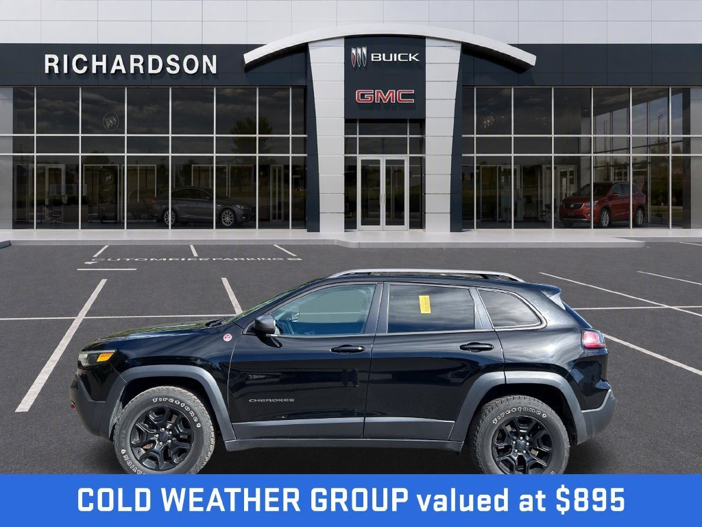 Used 2019 Jeep Cherokee Trailhawk with VIN 1C4PJMBX5KD353357 for sale in Midland, MI