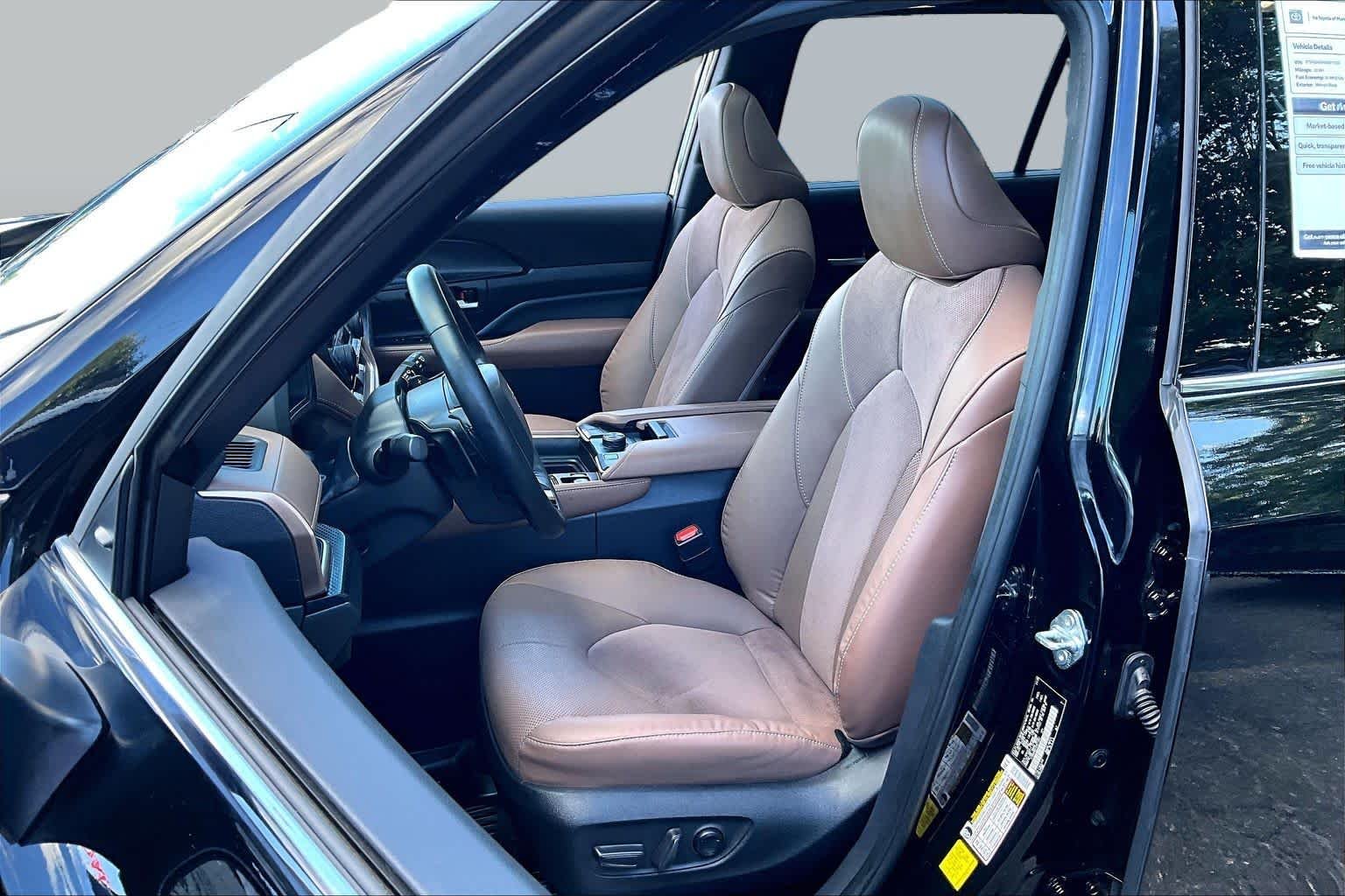 Used 2025 Midnight Black Metallic Toyota Hybrid MAX Platinum image 9