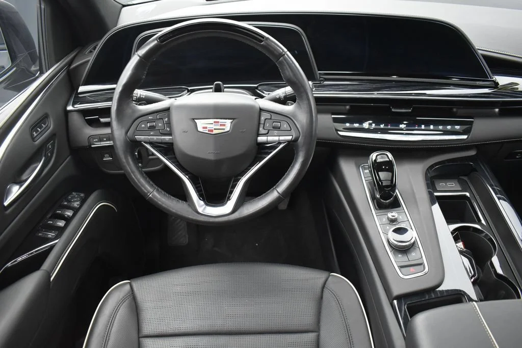 Used 2022 Galactic Gray Metallic Cadillac Sport image 13