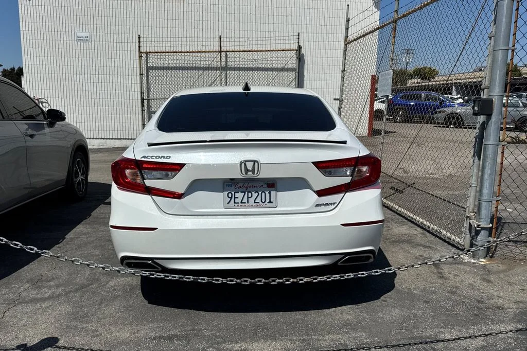Certified Used 2022 Platinum White Pearl Honda Sport image 6