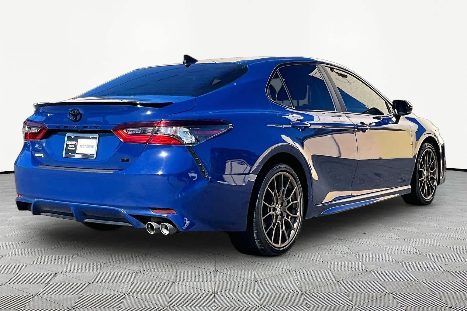 Certified Used 2024 Reservoir Blue Toyota SE Nightshade image 13