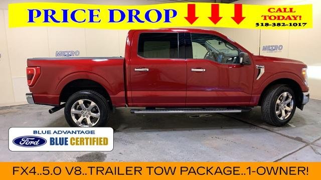 Certified Used 2021 Red Metallic Ford XLT image 50
