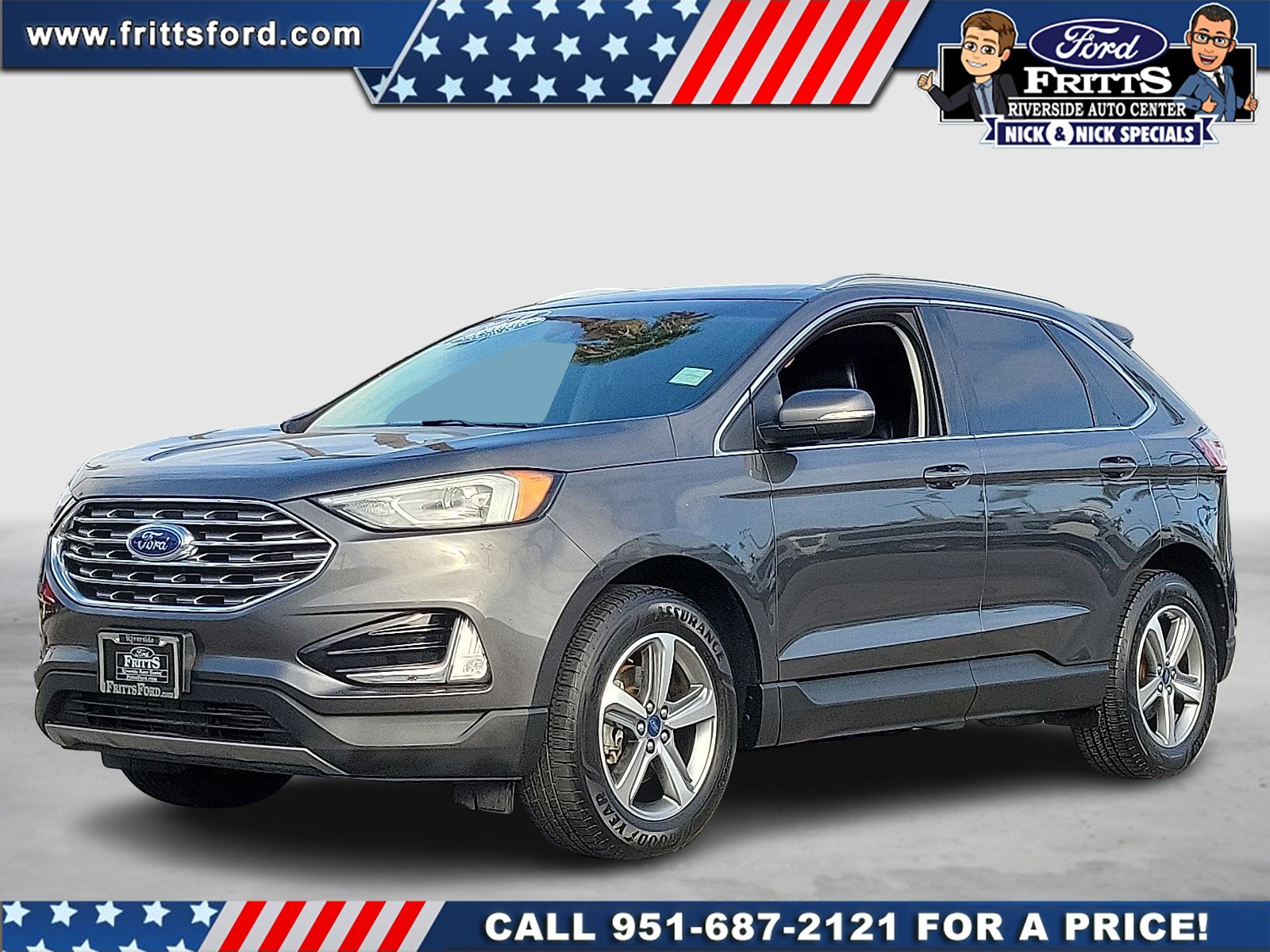 Certified Used 2019 Magnetic Ford SEL image 1