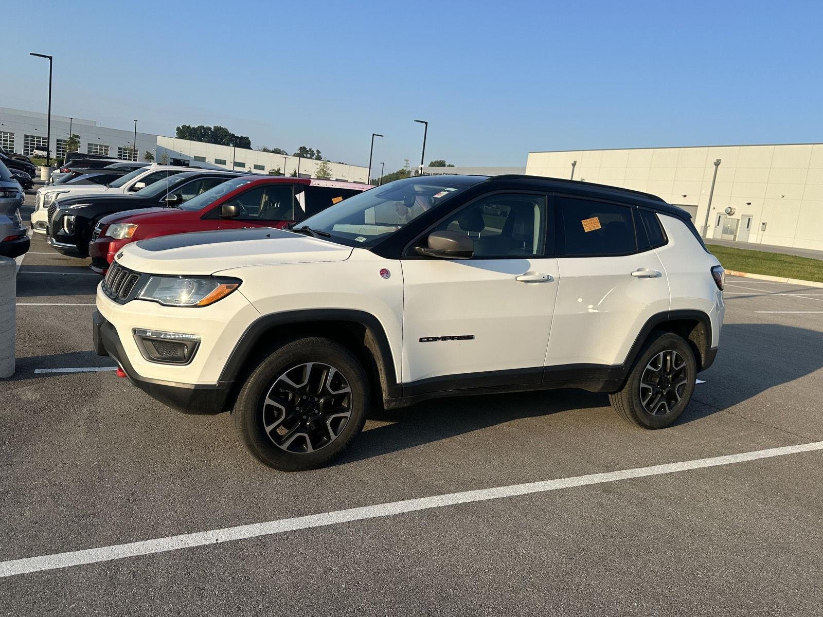 Used 2021 Jeep Compass Trailhawk with VIN 3C4NJDDB2MT590667 for sale in Kansas City
