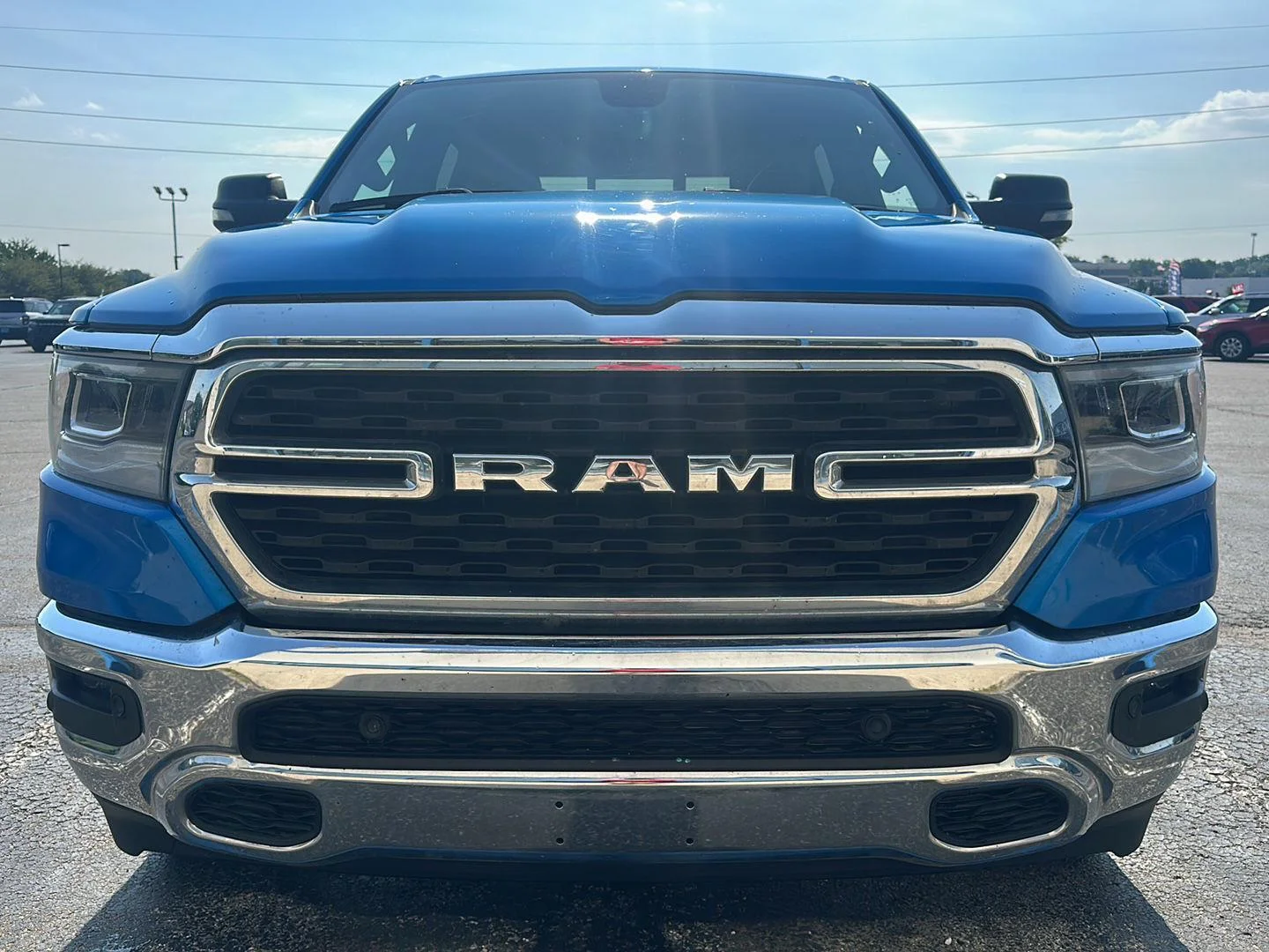 Used 2023 Hydro Blue Pearlcoat Ram Big Horn image 2