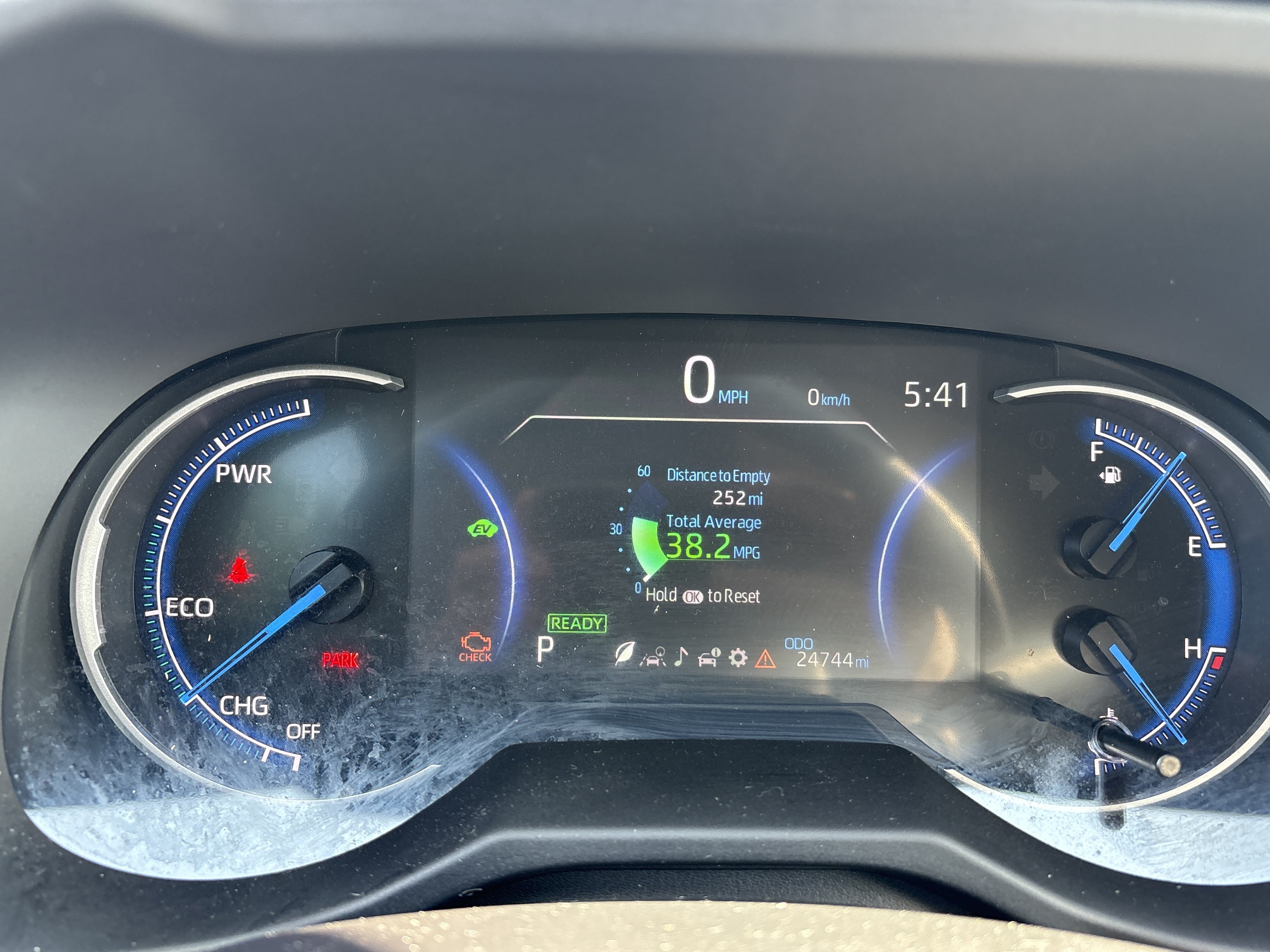 Used 2025 Midnight Black Metallic Toyota Hybrid LE image 6