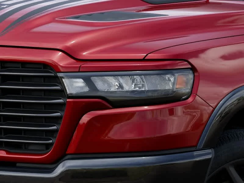 New 2026 Molten Red Pearl-Coat Exterior Paint RAM Laramie image 10