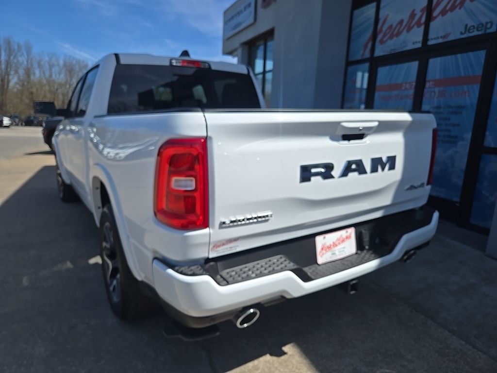 New 2026 Bright White Clear-Coat Exterior Paint RAM Laramie image 8