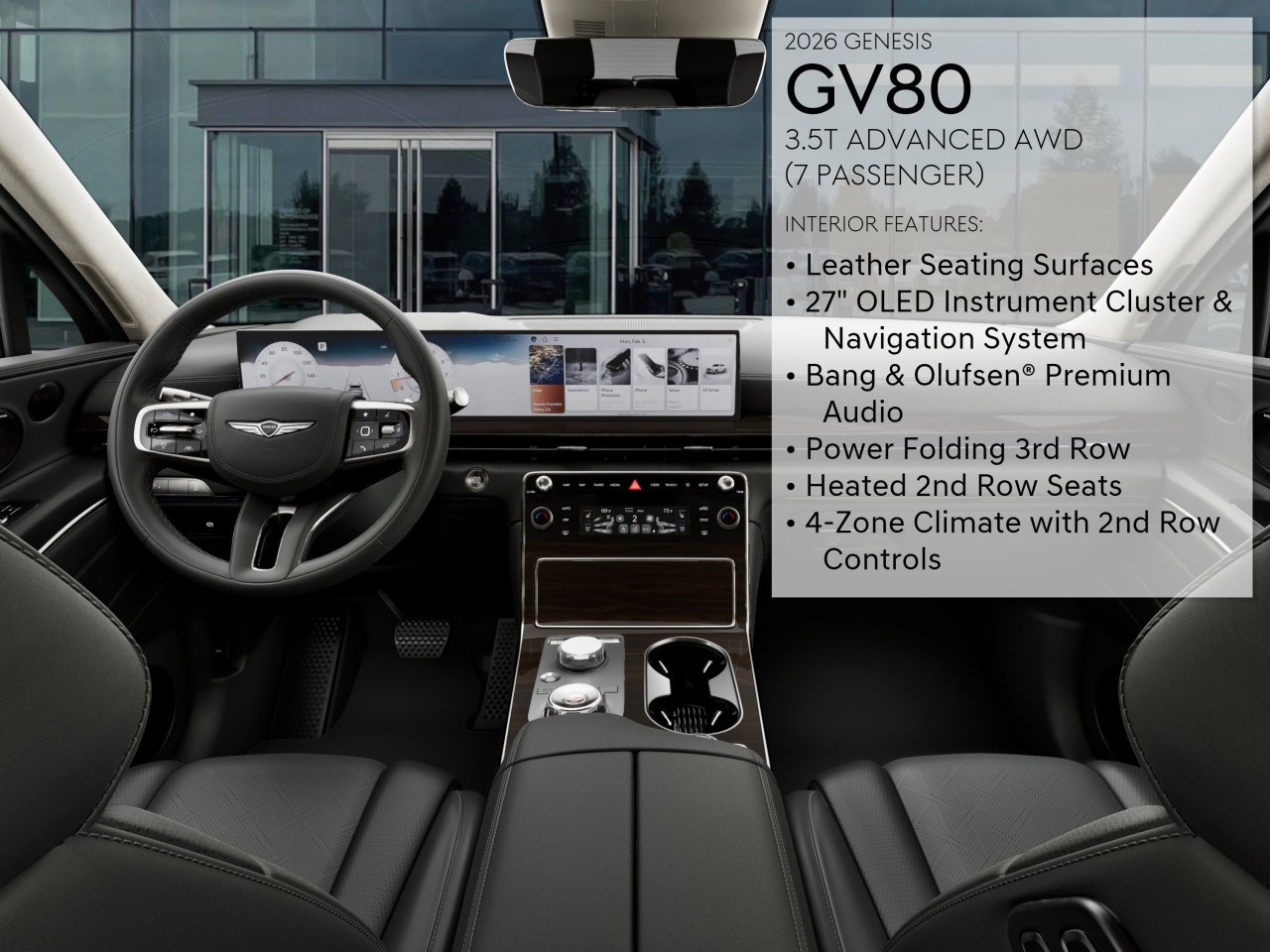 New 2026 Black Genesis 3.5T ADVANCED image 17