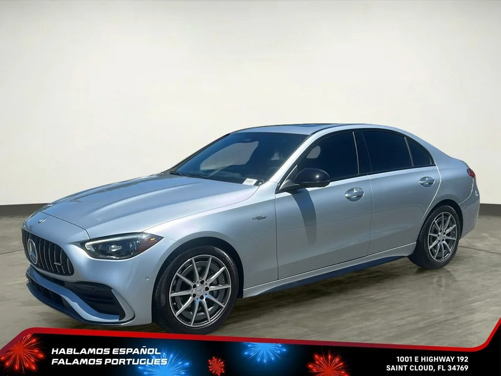Used 2024 Silver Mercedes-Benz 4MATIC® image 2